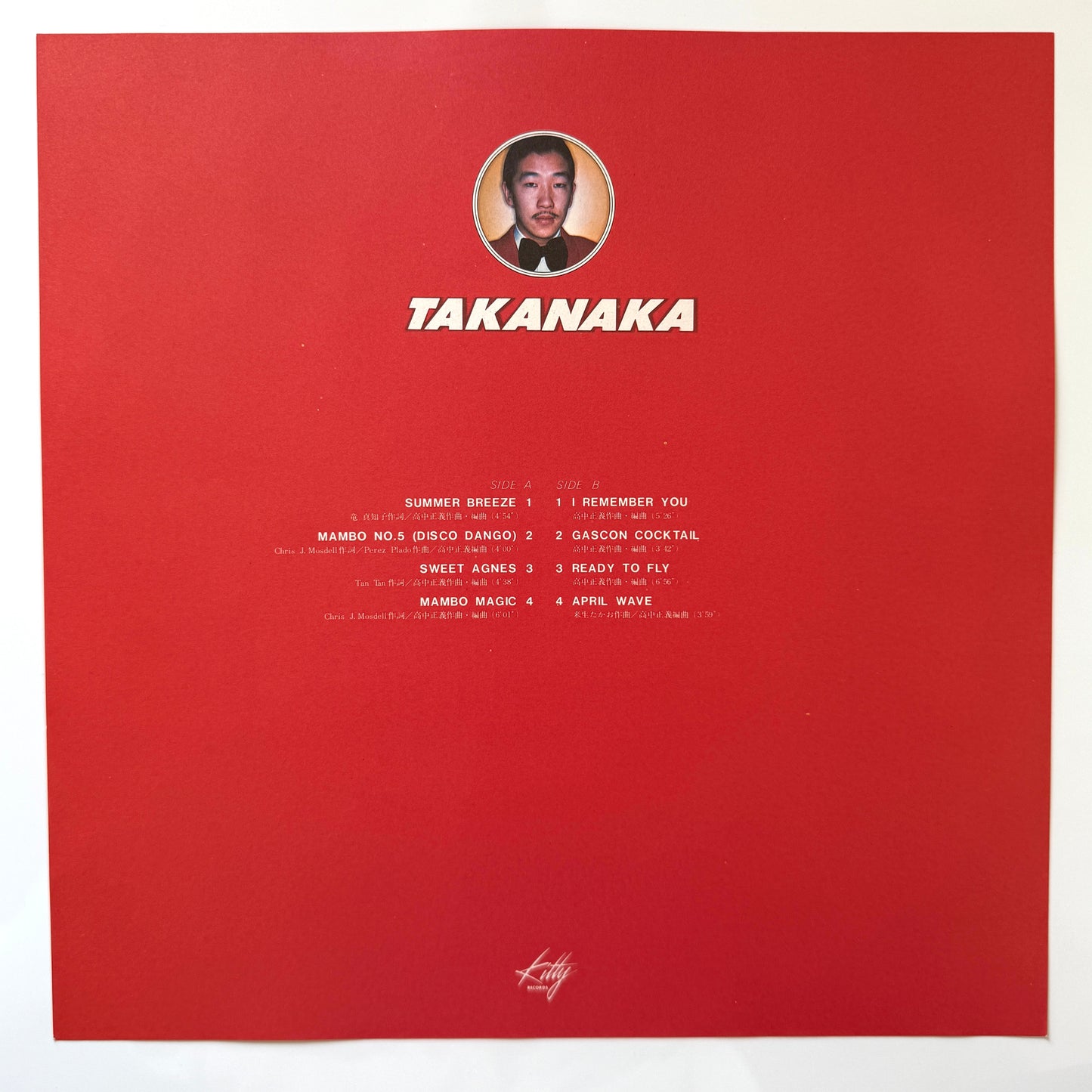 Masayoshi Takanaka - Takanaka (Original Press)