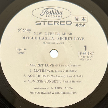 Mitsuo Hagita - Secret Love (Original Promo Press)