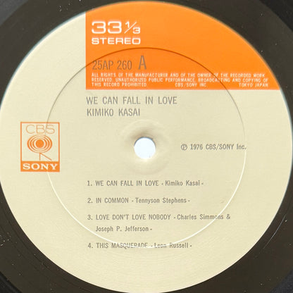 Kimiko Kasai - We Can Fall In Love (Japan Original)