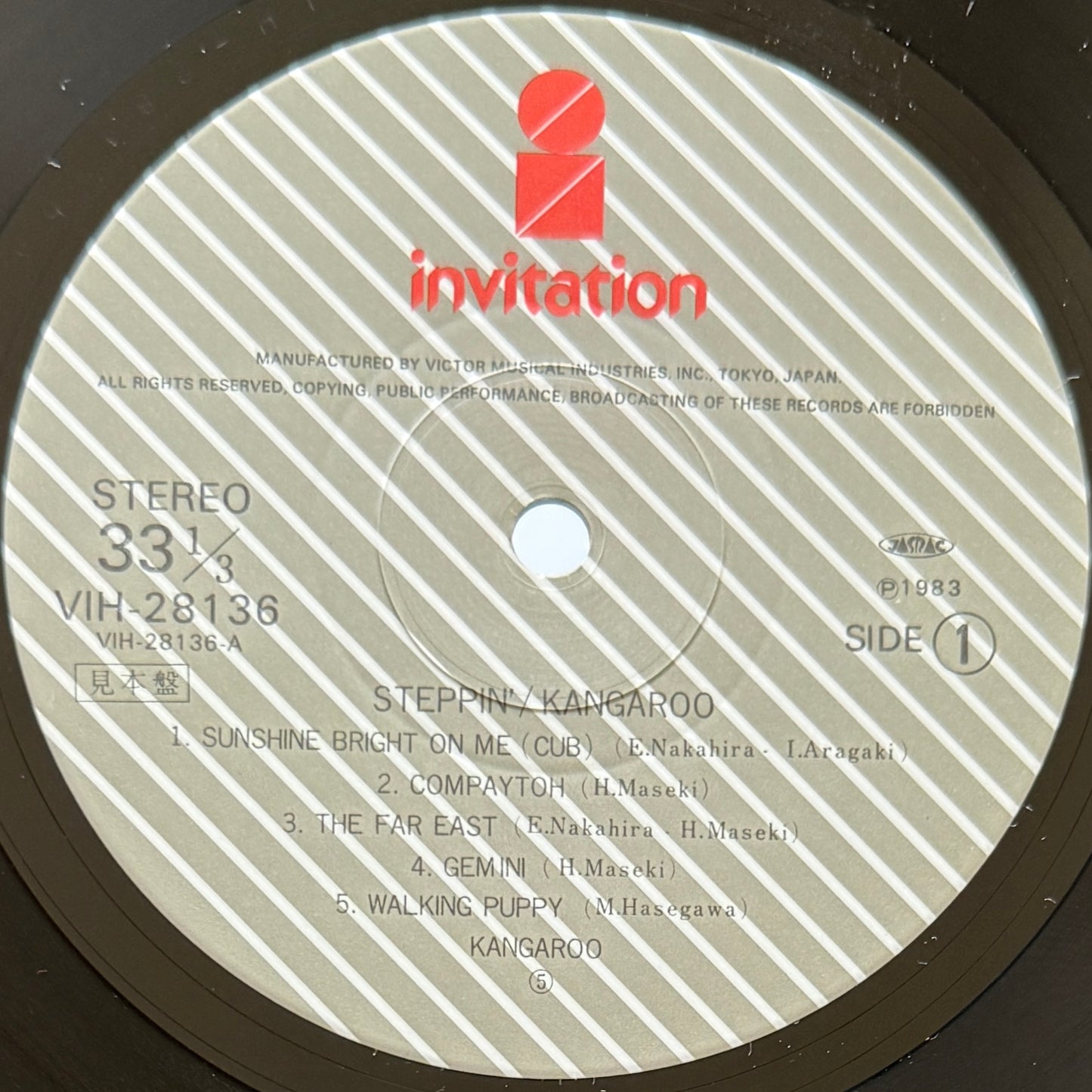 Kangaroo - Steppin' (Original Promo Press)