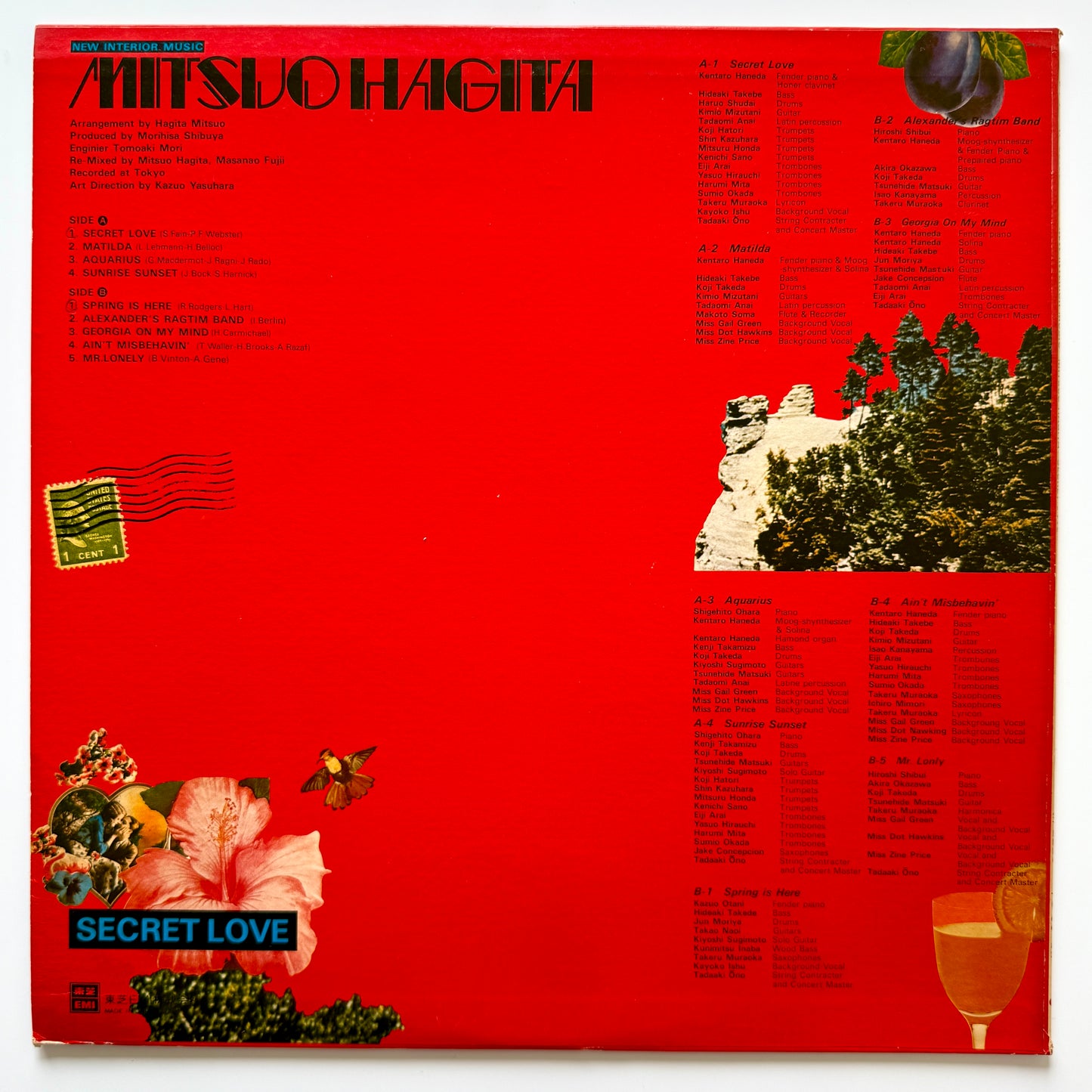 Mitsuo Hagita - Secret Love (Original Promo Press)