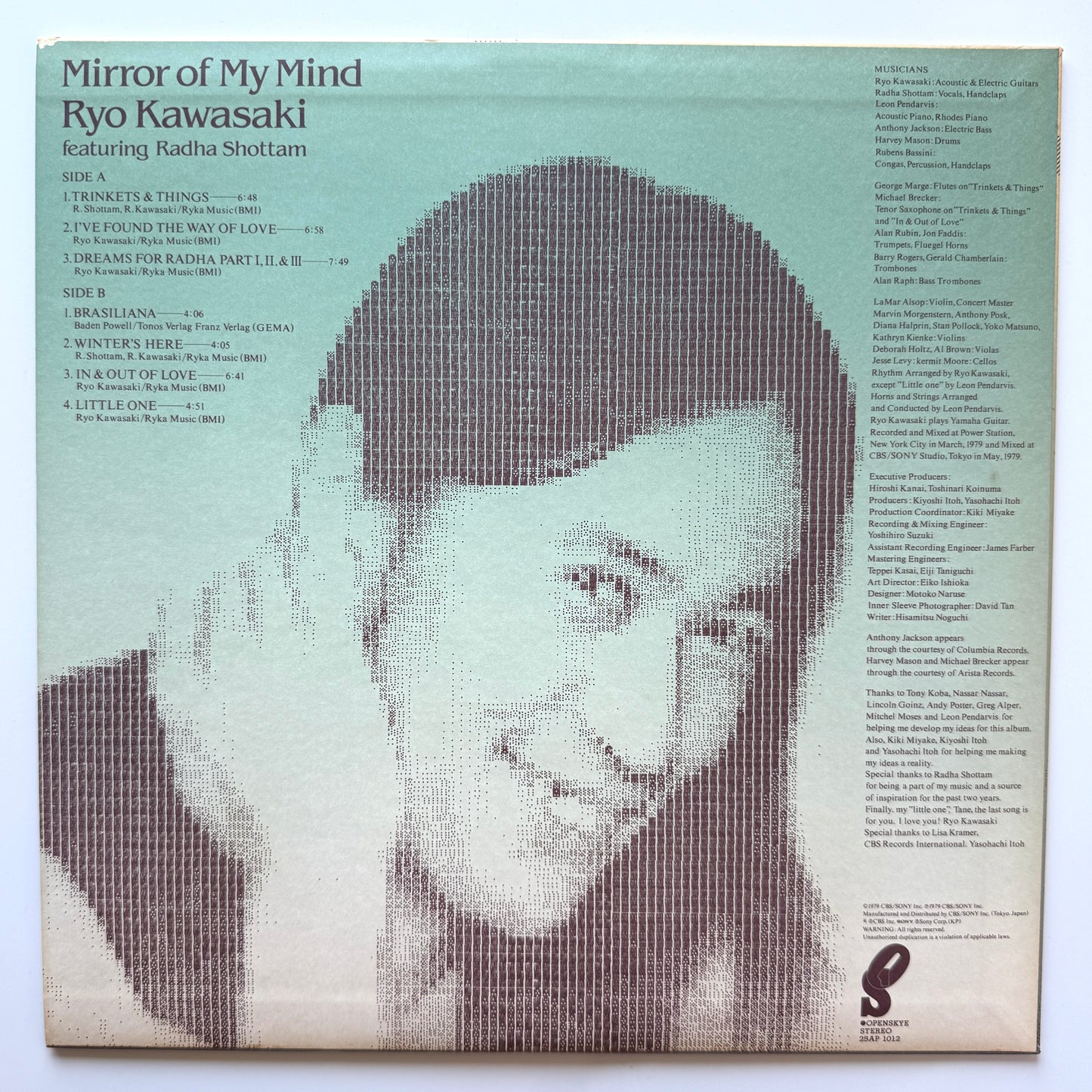 Ryo Kawasaki - Mirror Of My Mind (Original Press)