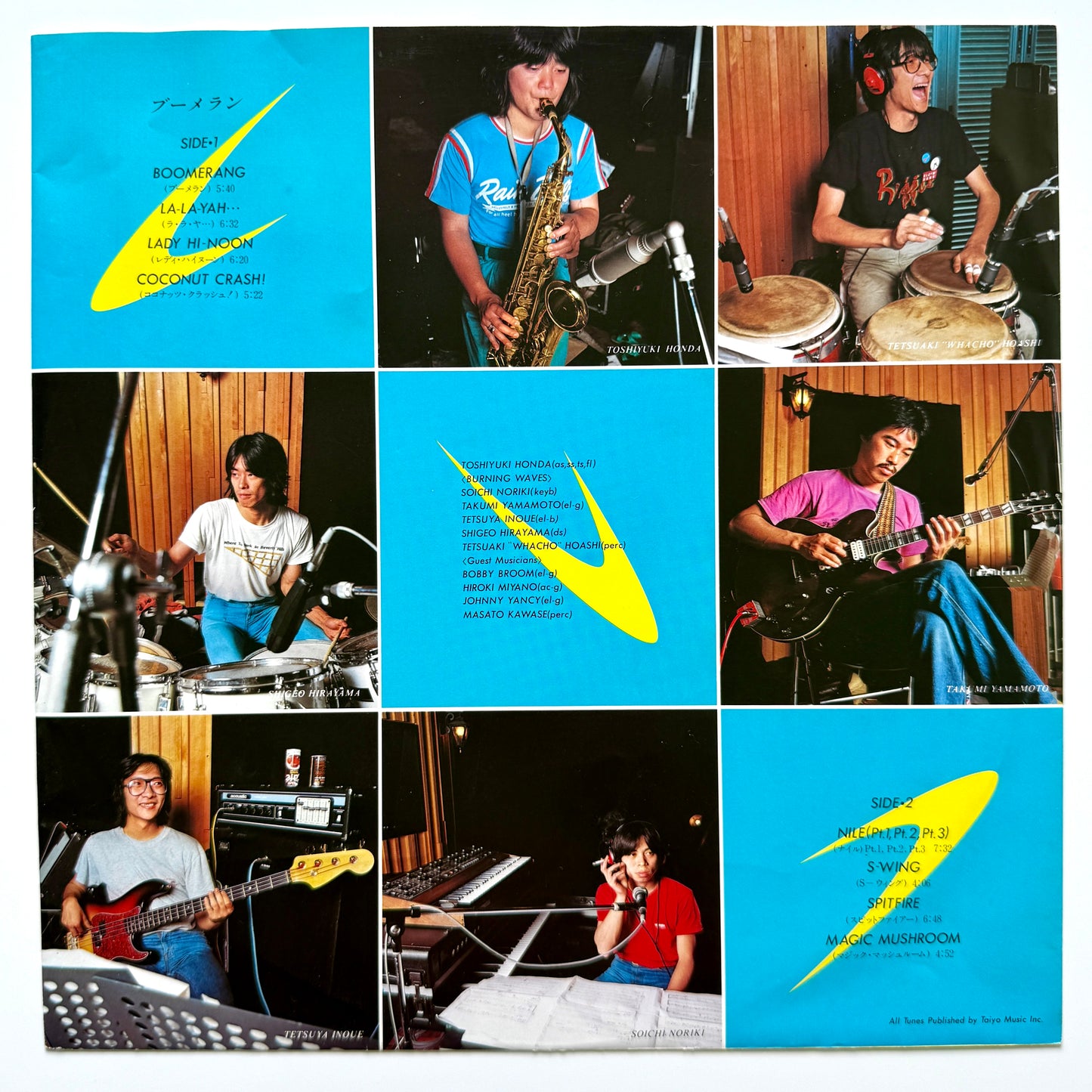 Toshiyuki Honda & Burning Waves - Boomerang (Original Press)