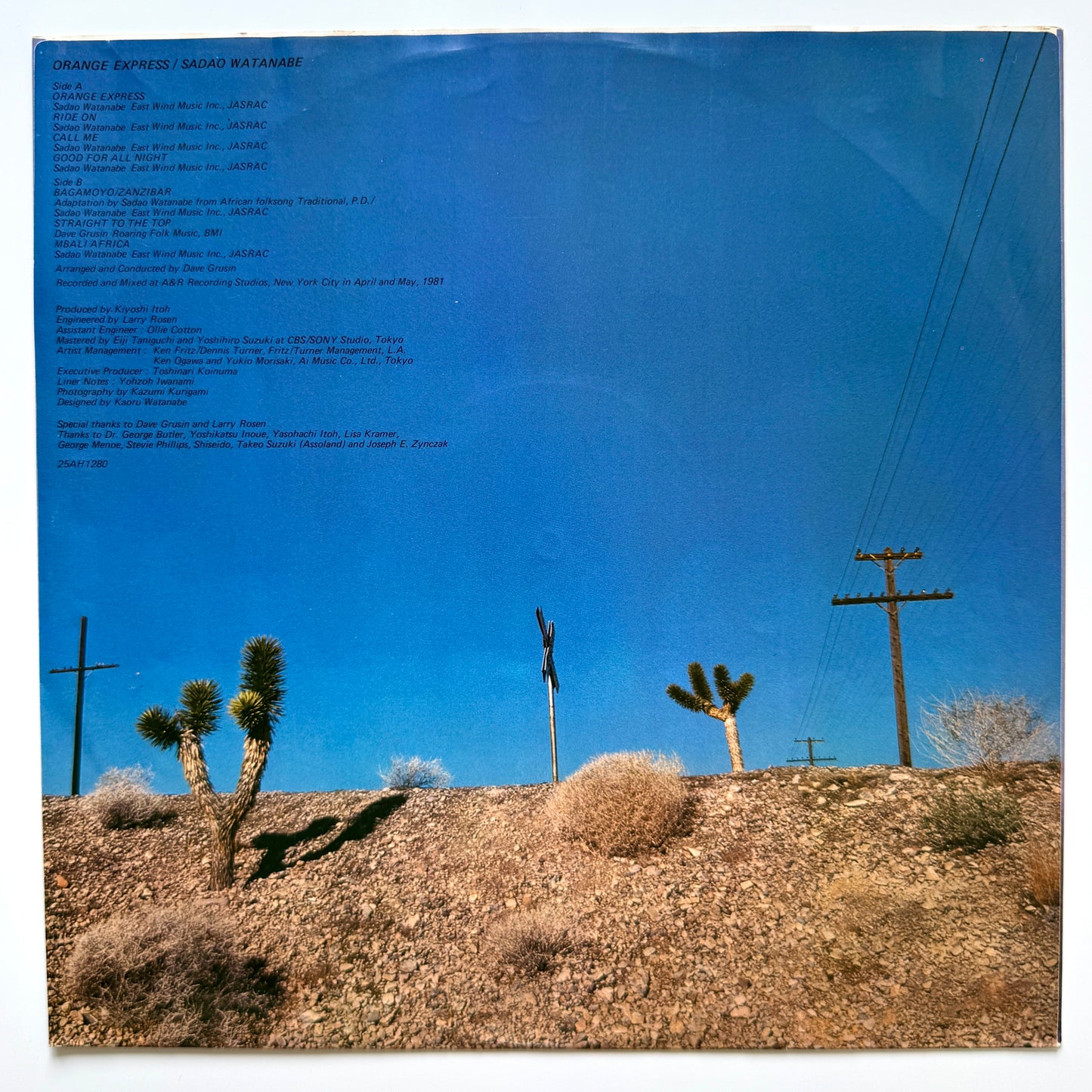 Sadao Watanabe - Orange Express (Original Press)