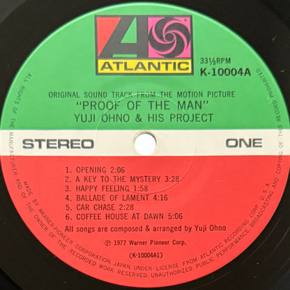 Yuji Ohno & His Project - OST「Proof Of The Man」 (Original Press)