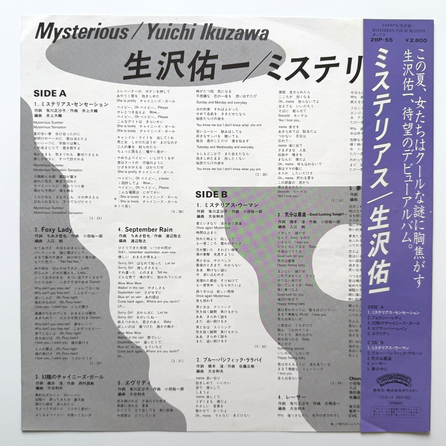 Yuichi Ikuzawa - Mysterious (Original Press)