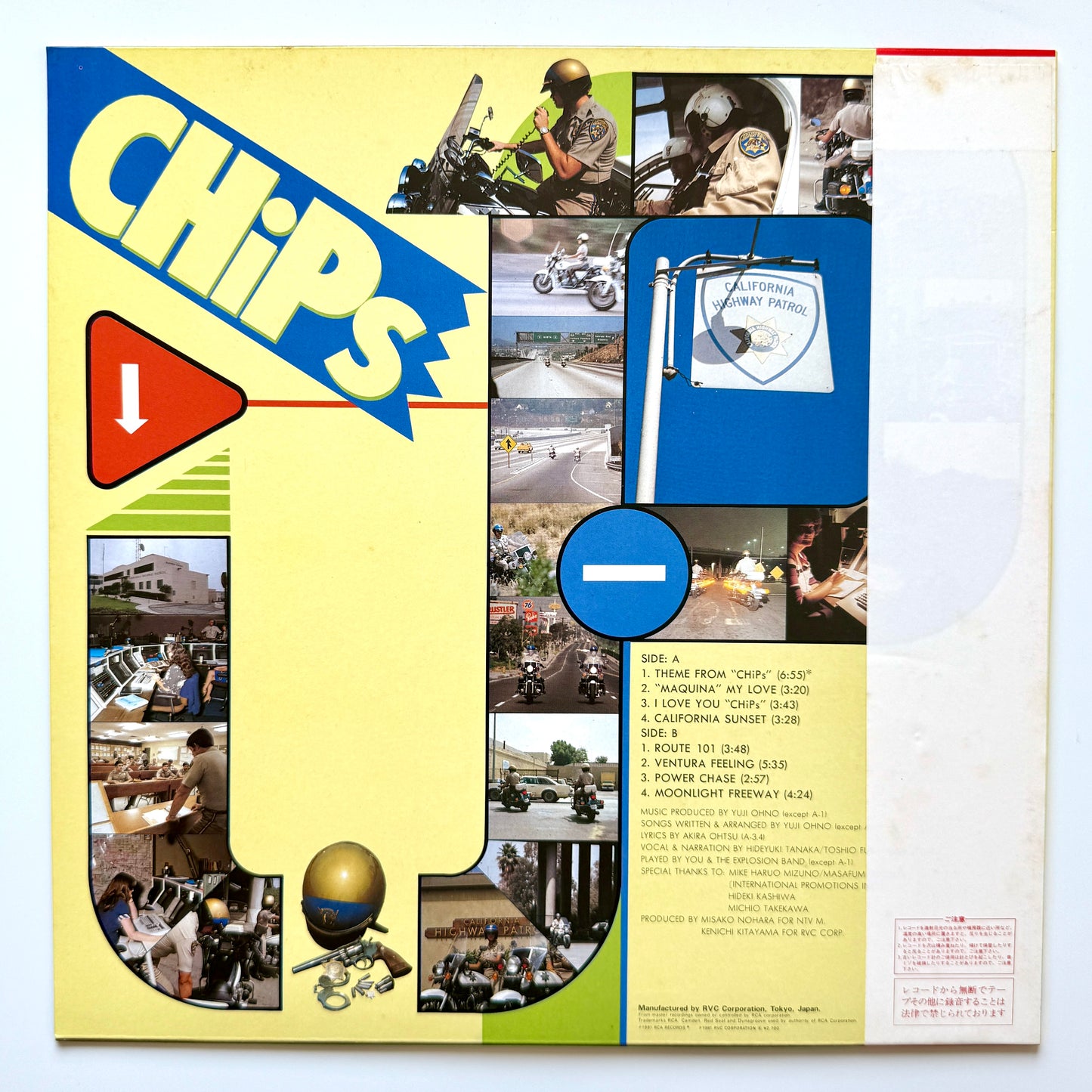 Yuji Ohno / You & The Explosion Band / Corniche - OST「Chips」(Original Promo Press)