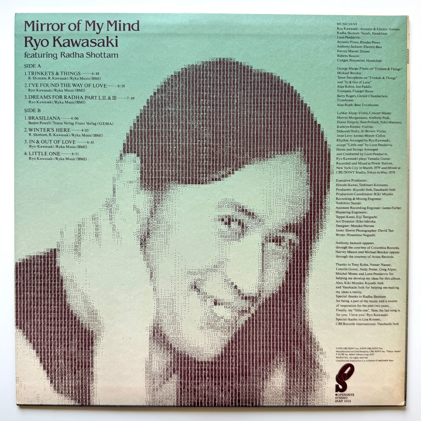 Ryo Kawasaki - Mirror Of My Mind (Original Press)