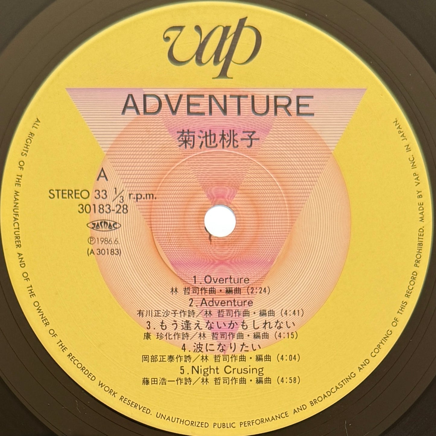 Momoko Kikuchi  - Adventure (Original Press)