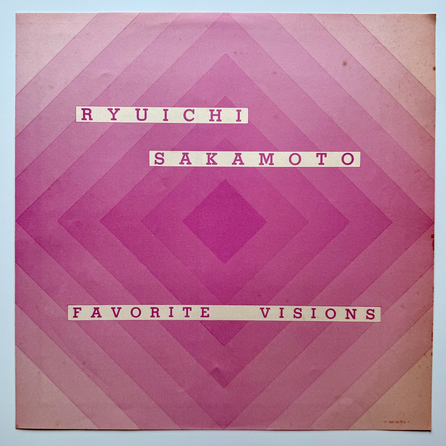 Ryuichi Sakamoto - Favorite Visions (Original Press)
