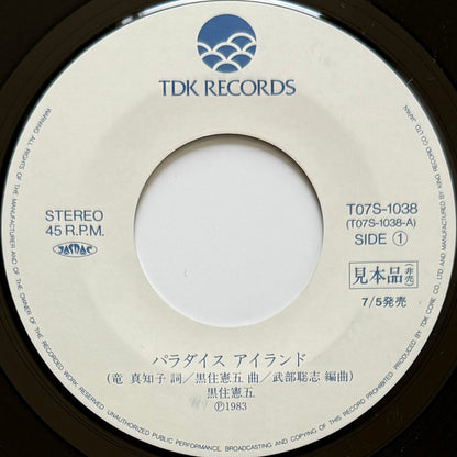 Kengo Kurozumi - Paradise Isaland (Original Promo Press)