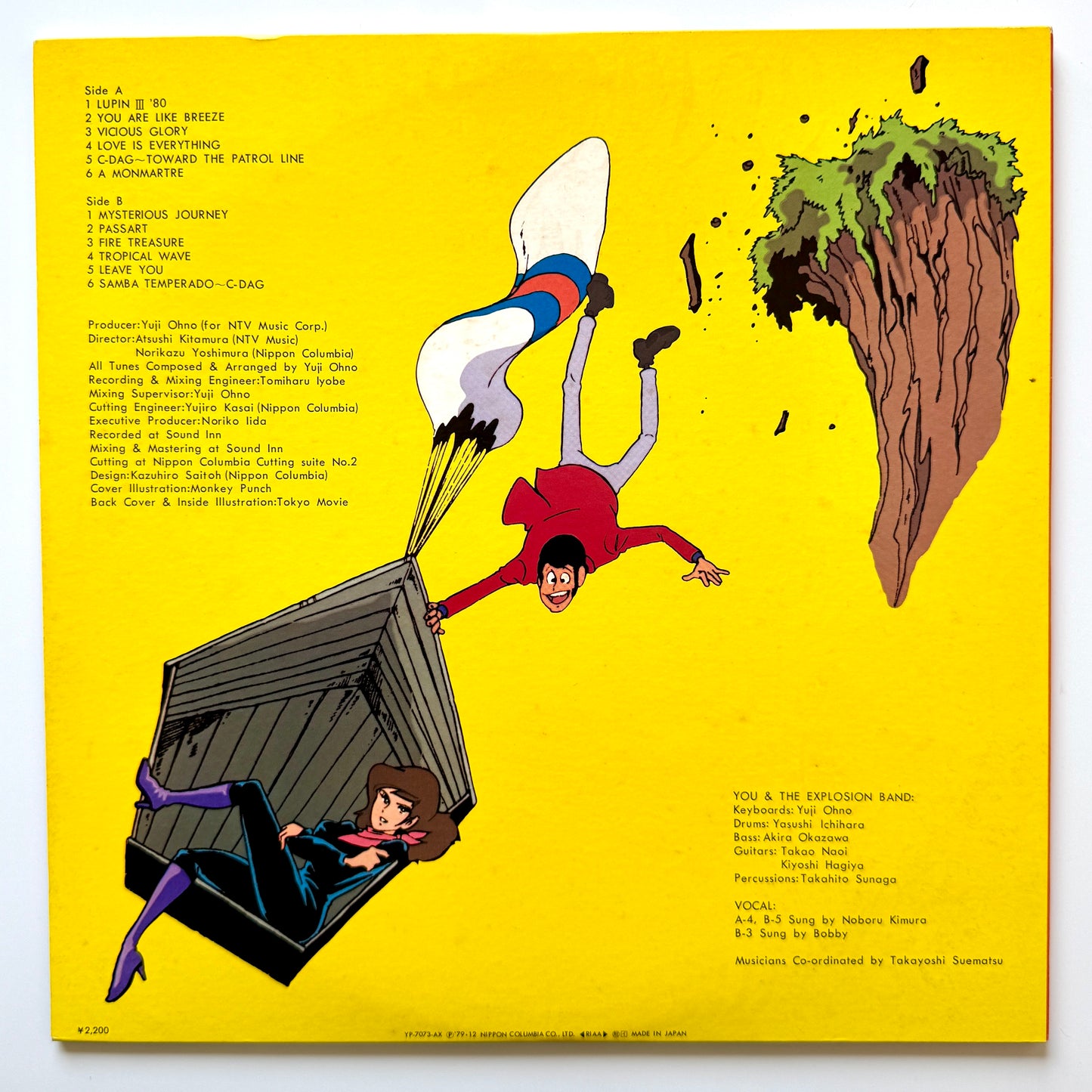 Yuji Ohno / You & The Explosion Band - OST「Lupin The 3rd 3」 (Original Press)
