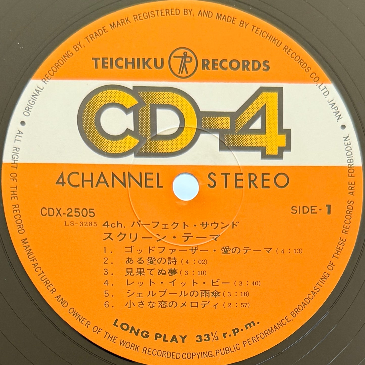 Yuji Ohno - Perfect Sound Screen Theme (Original Press)