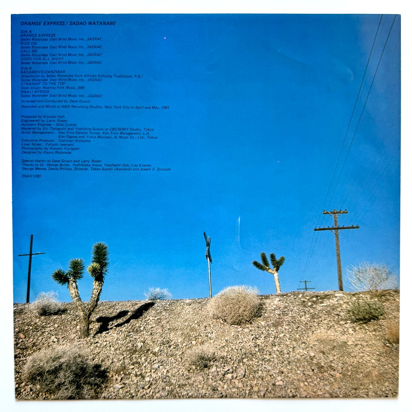 Sadao Watanabe - Orange Express (Original Press)