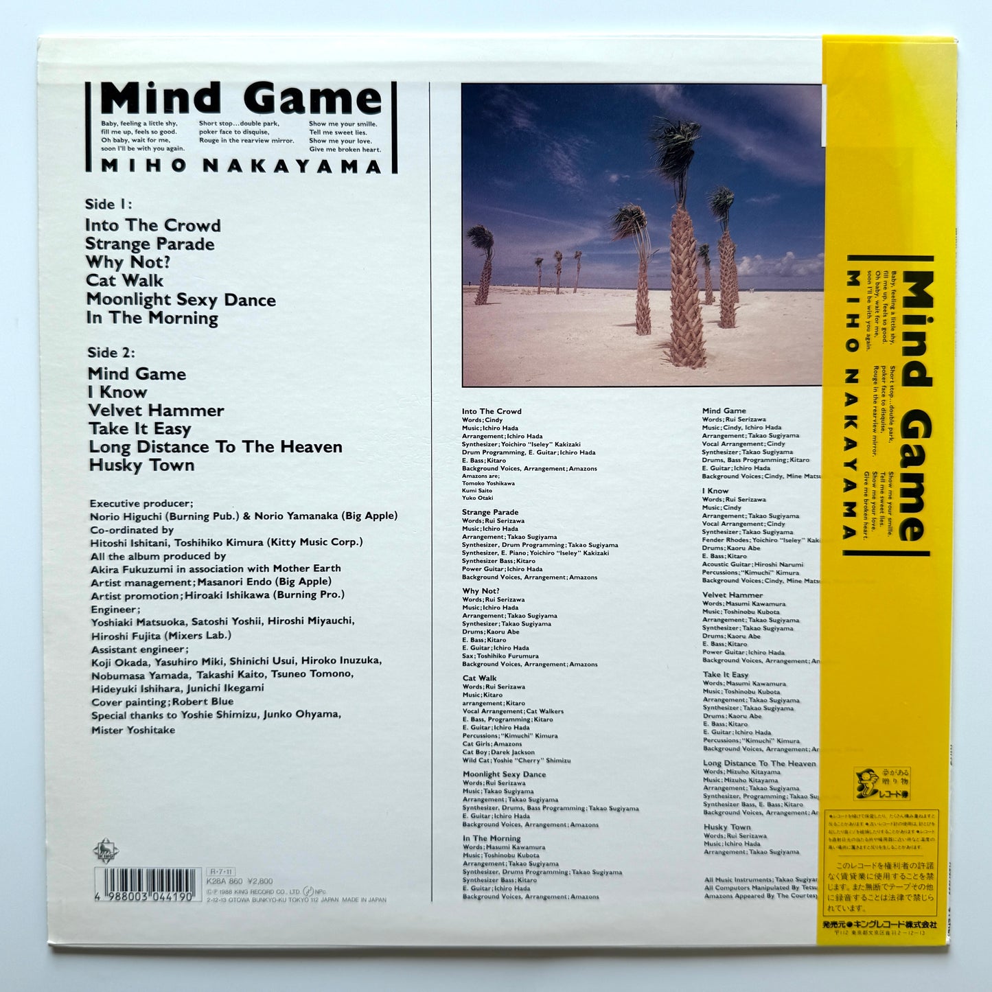 Miho Nakayama - Mind Game (Original Press)