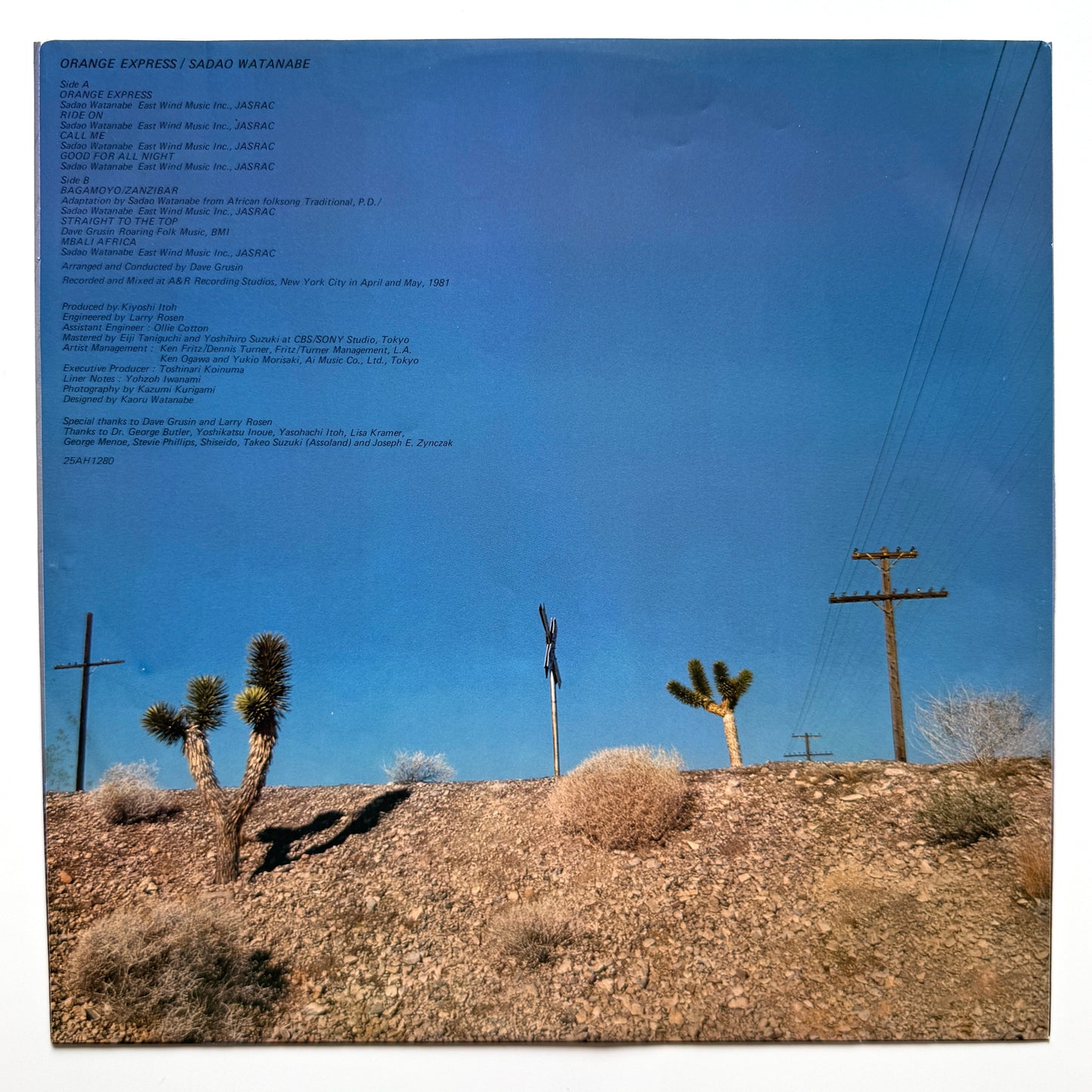 Sadao Watanabe - Orange Express (Original Press)
