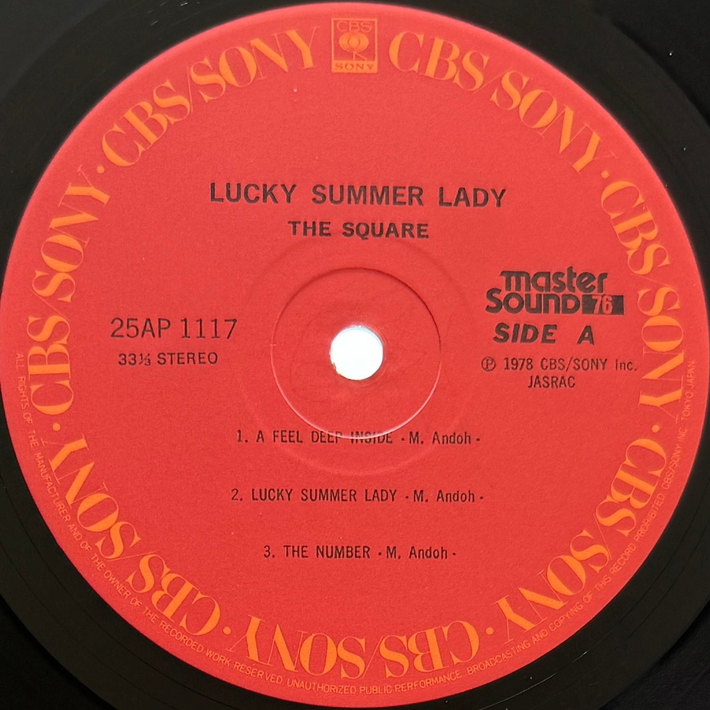 The Square - Lucky Summer Lady (Original Press)