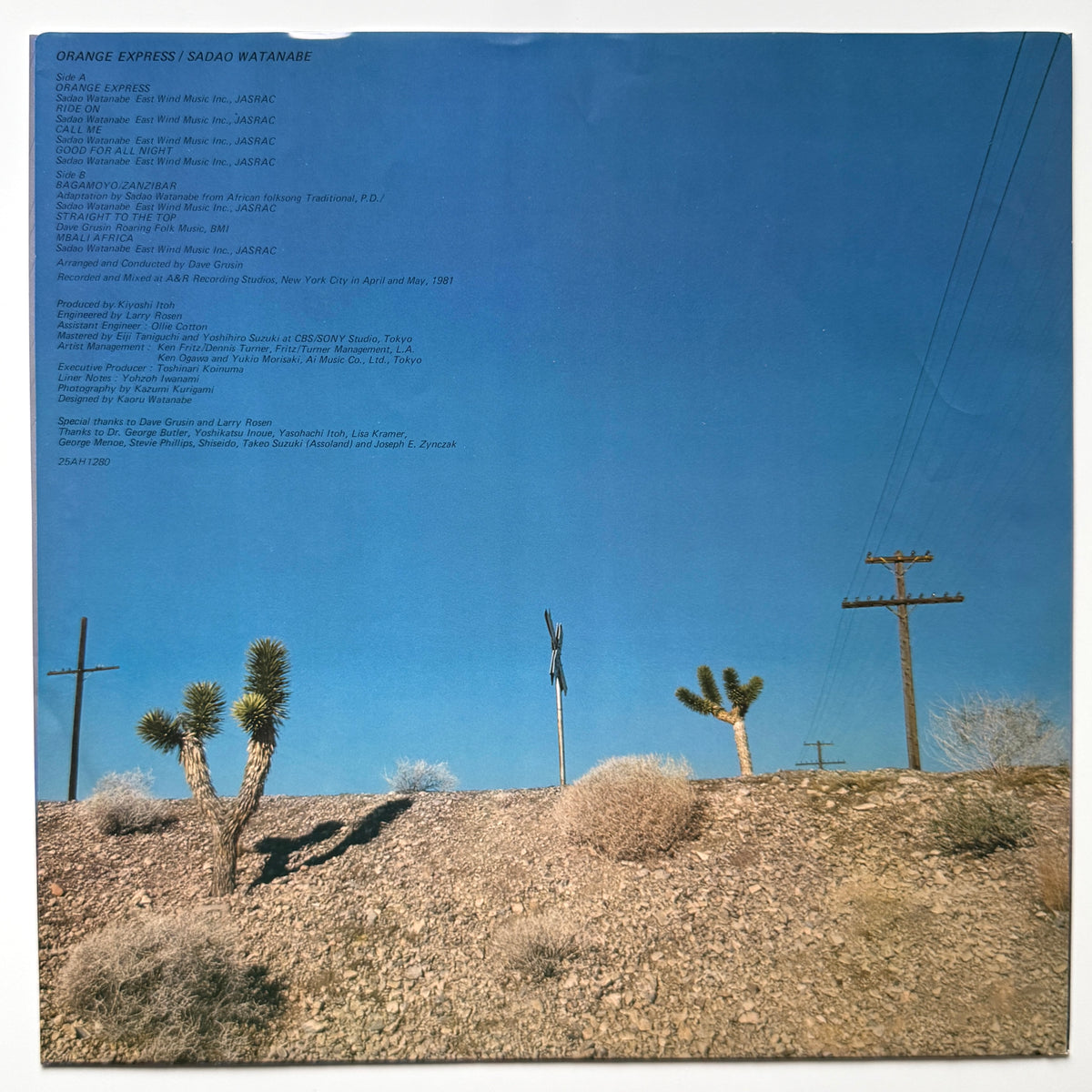 Sadao Watanabe - Orange Express (Original Press)