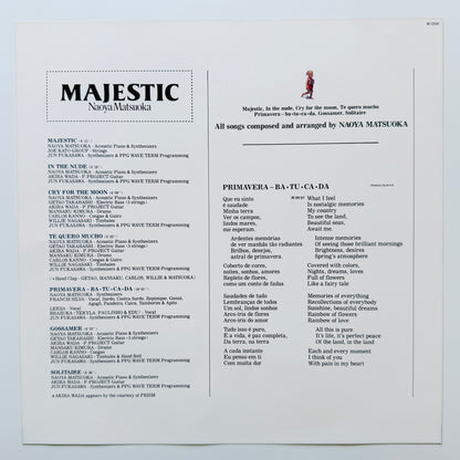 Naoya Matsuoka - Majestic (Original Promo Press)
