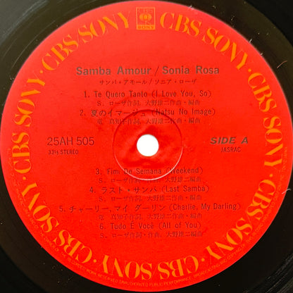 Yuji ohno & Sonia Rosa - Samba Amoour (Original Press)