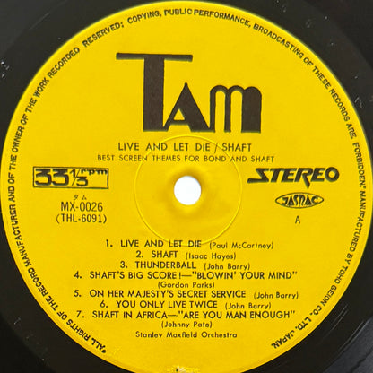 Stanley Maxfield Orchestra - Best Screen Themes For Bond And Shaft (Original Press)