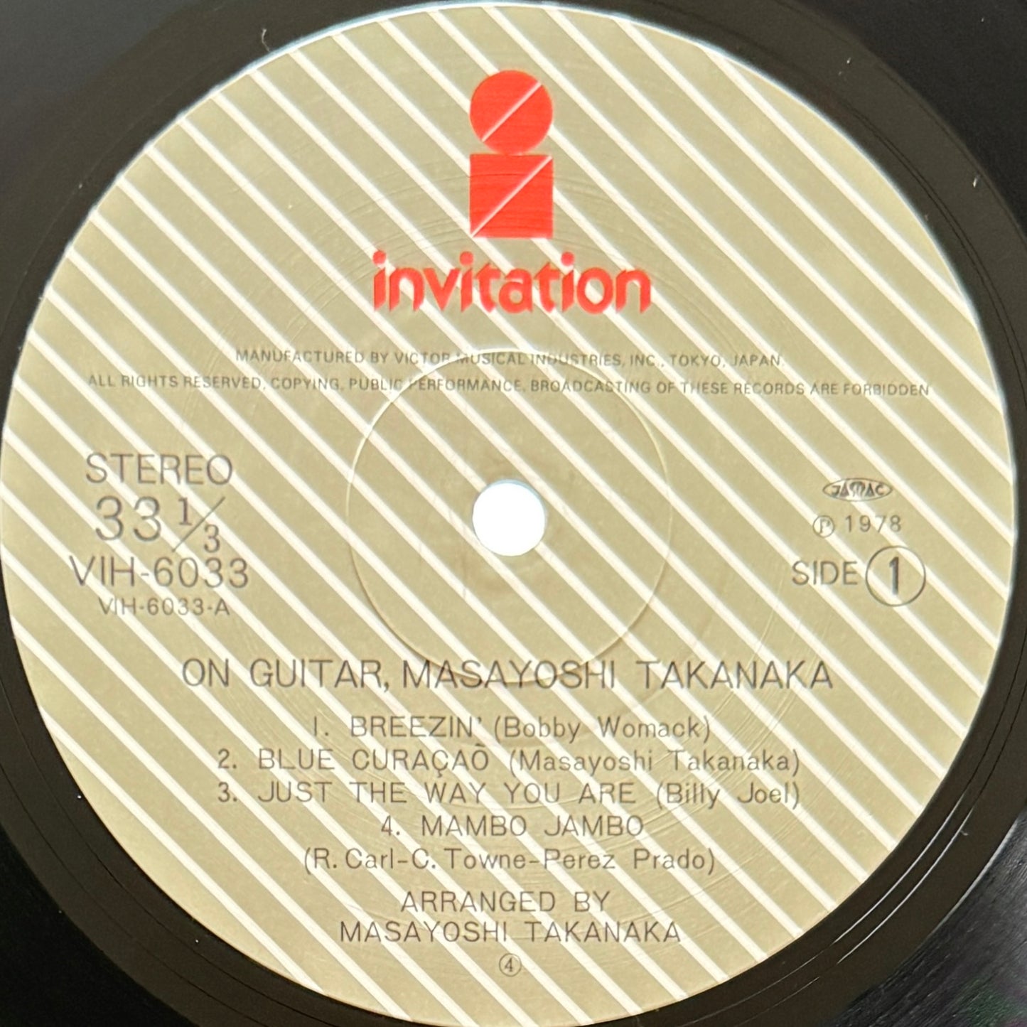 Masayoshi Takanaka - On Guitar (Original Press)