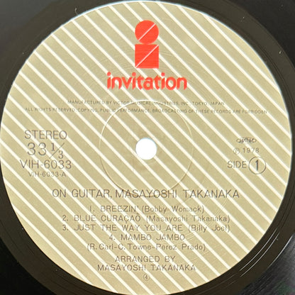 Masayoshi Takanaka - On Guitar (Original Press)