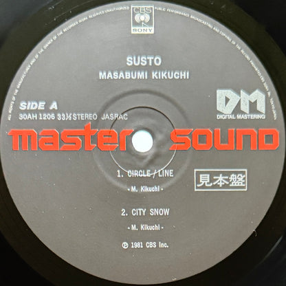 Masabumi Kikuchi - Susto (Original Promo Press)
