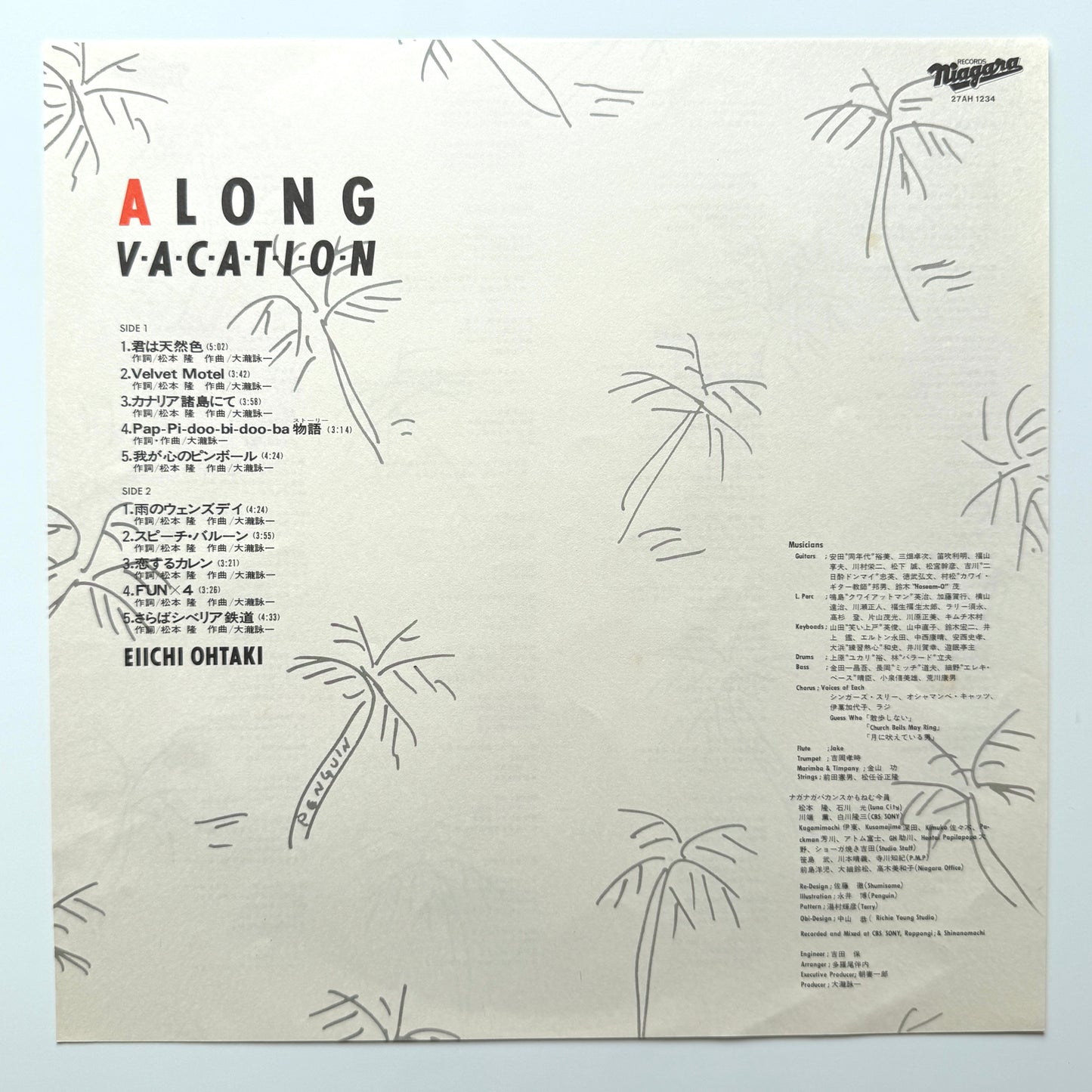 Eiichi Ohtaki - A Long Vacation (Original Press)