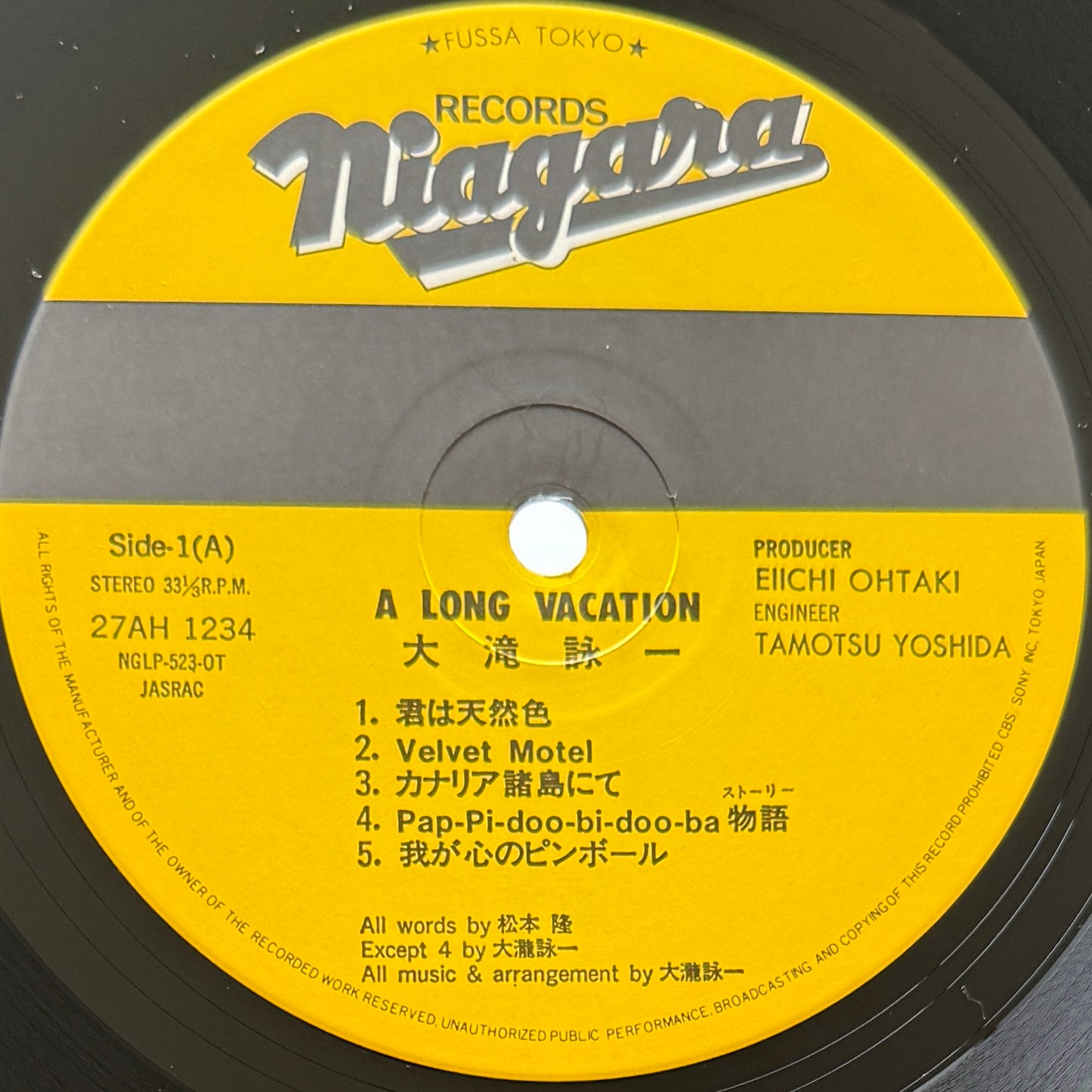 Eiichi Ohtaki - A Long Vacation (Original Press)