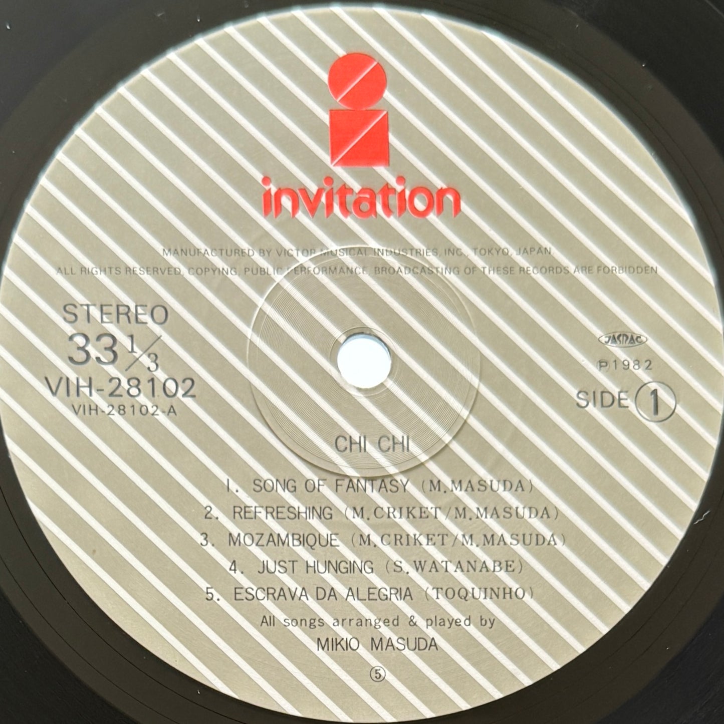 Mikio Masuda - Chi Chi (Original Press)