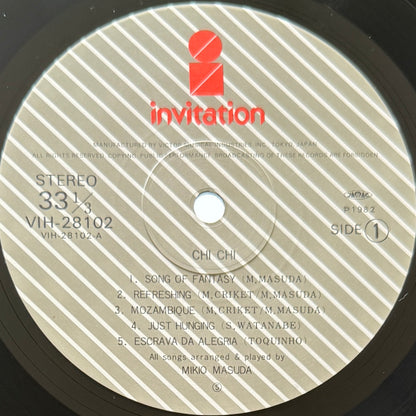 Mikio Masuda - Chi Chi (Original Press)