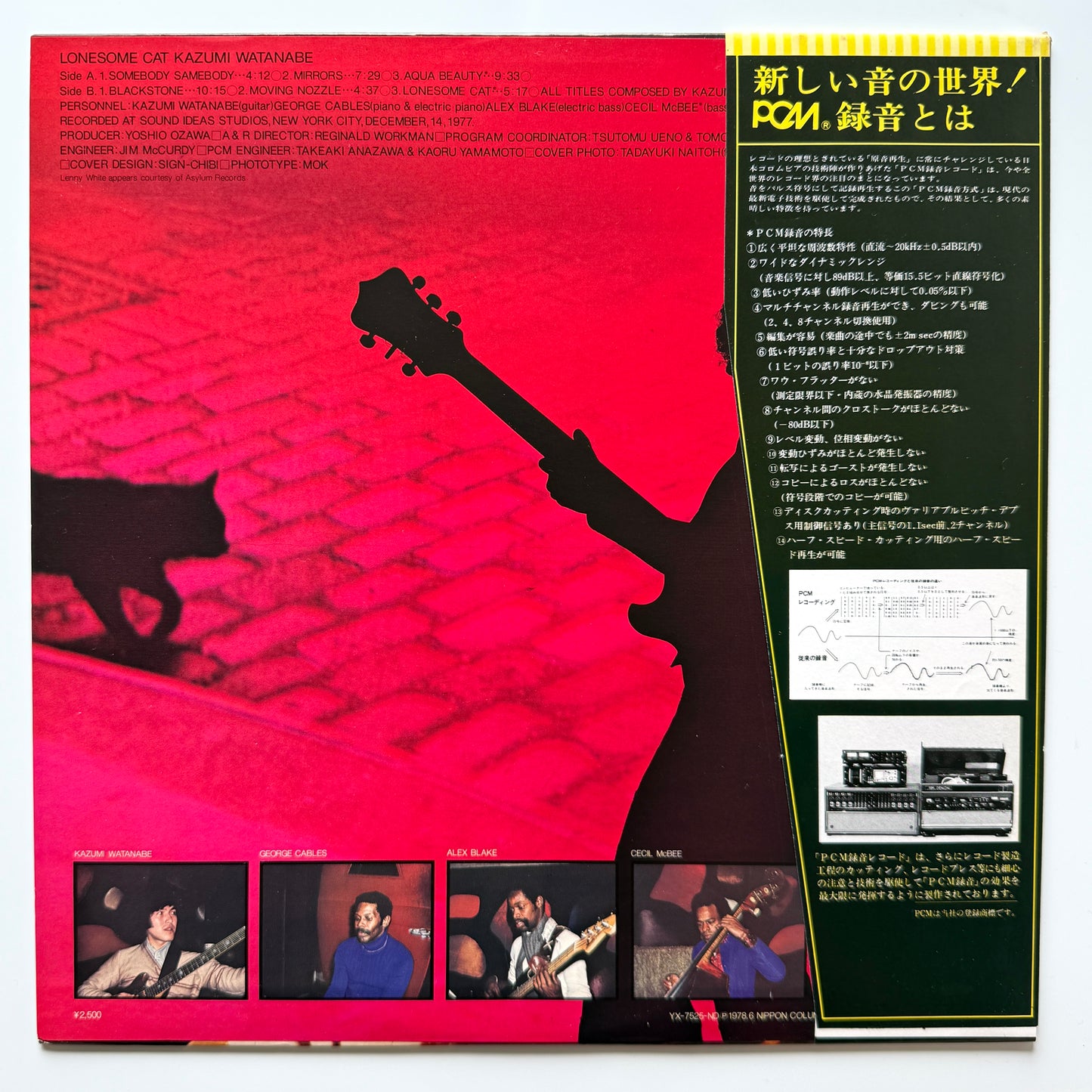 Kazumi Watanabe - Lonesome Cat (Original Press)