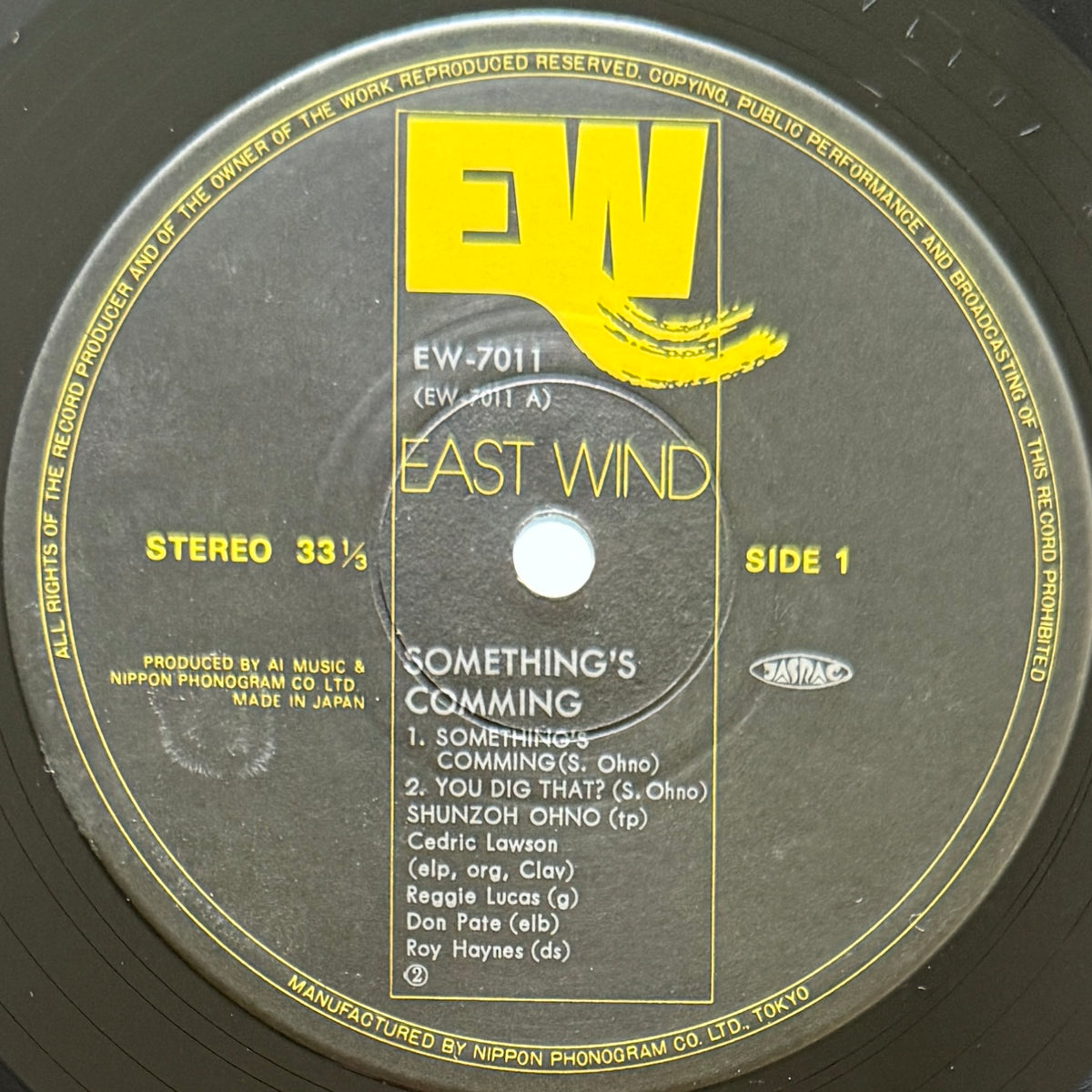 Shunzo Ohno - Something's Comming (Original Press)