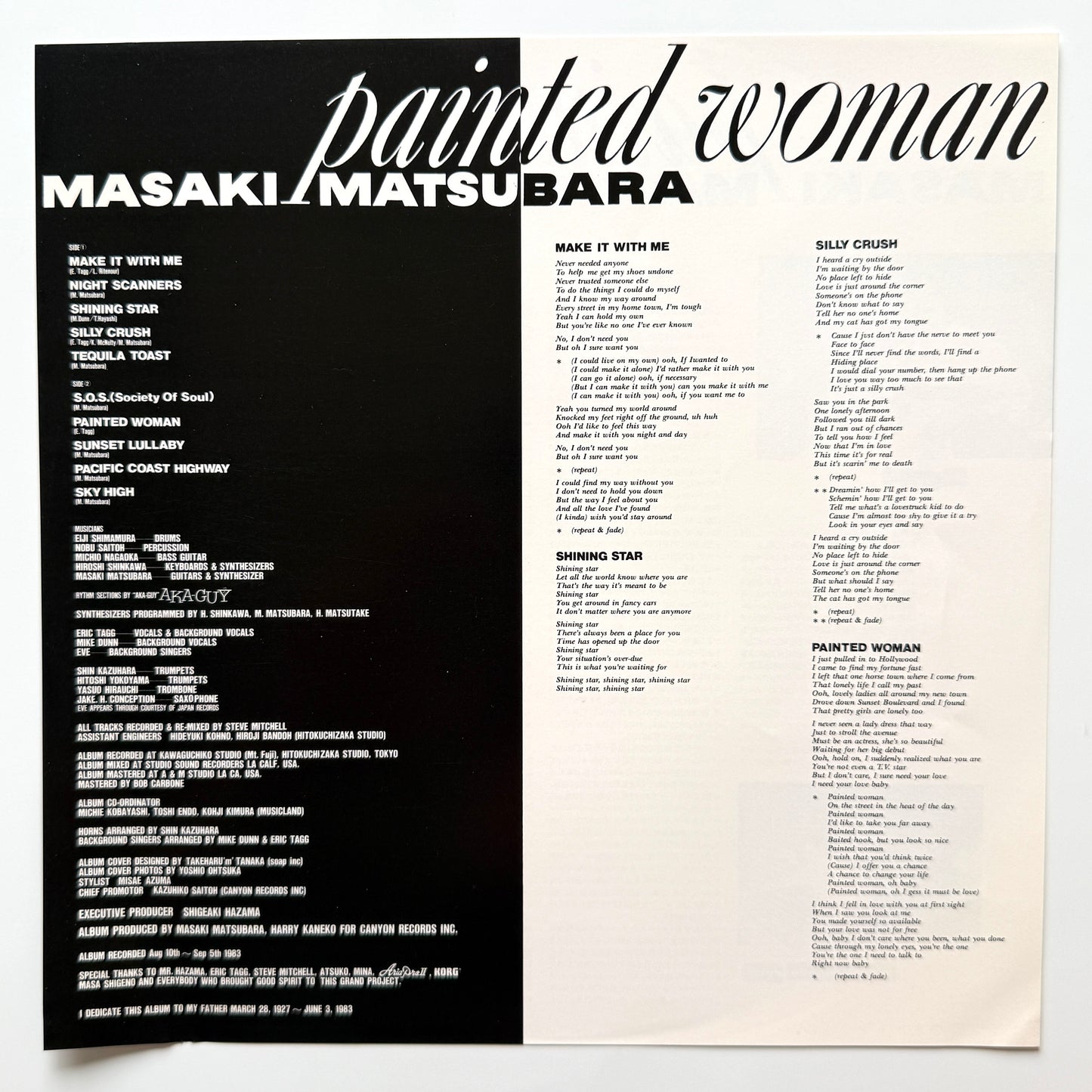 Masaki Matsubara - Painted Woman (Original Press)