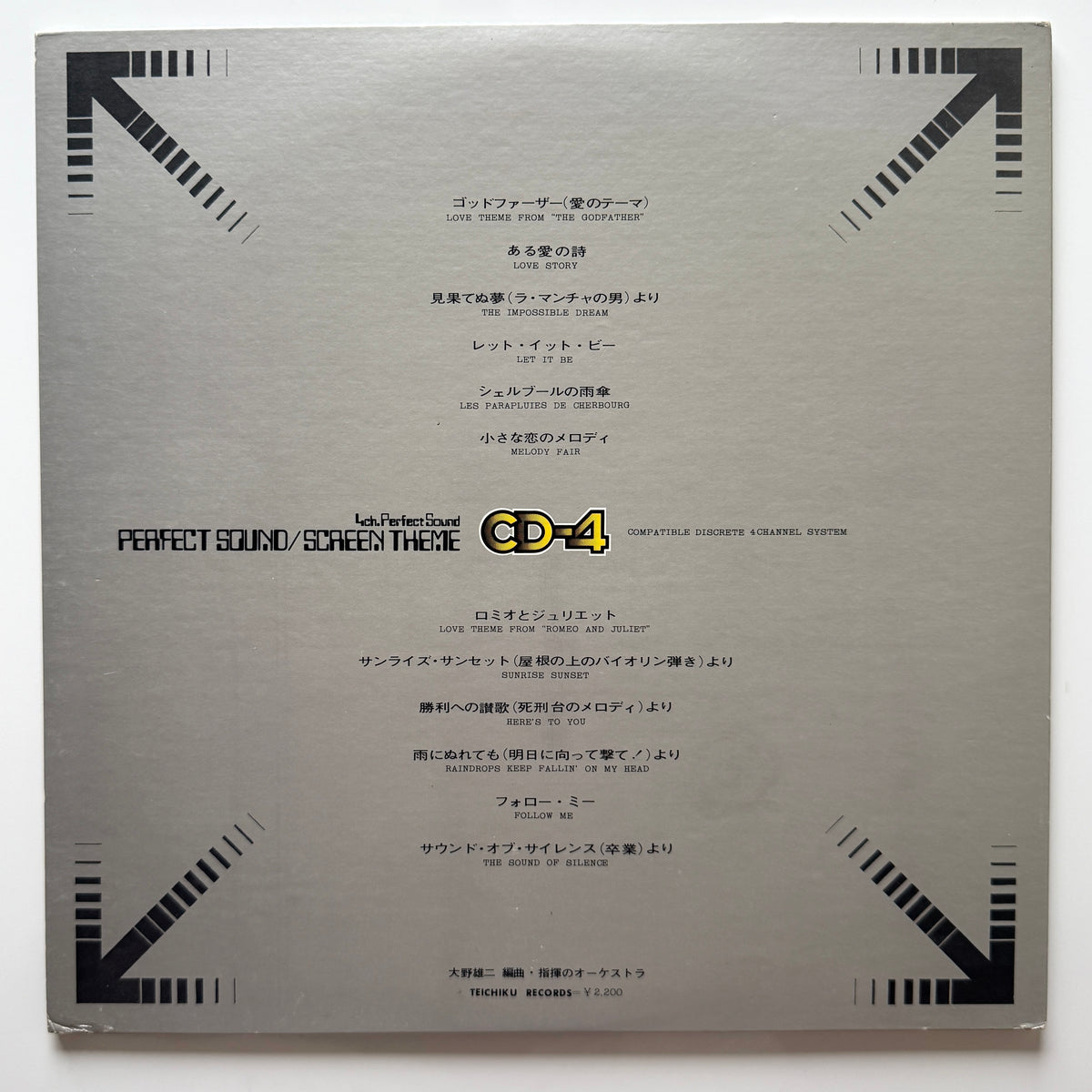 Yuji Ohno - Perfect Sound Screen Theme (Original Press)