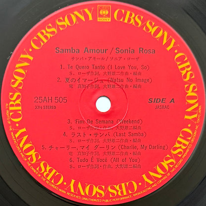 Yuji ohno & Sonia Rosa - Samba Amoour (Original Press)