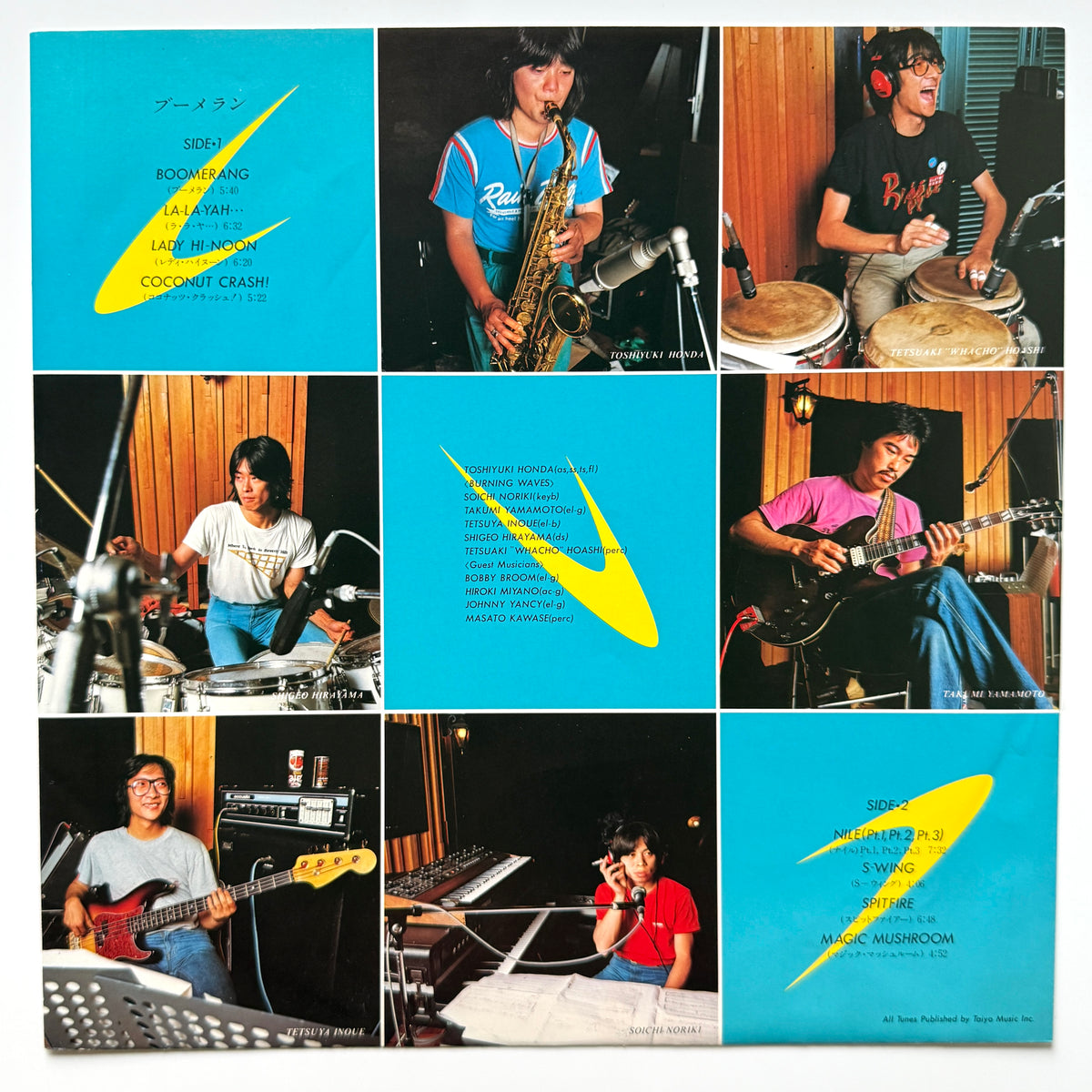 Toshiyuki Honda & Burning Waves - Boomerang (Original Press)